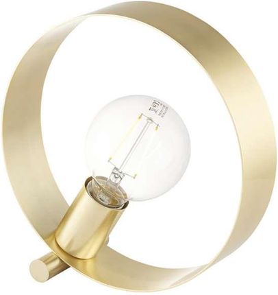Endon Stojąca Lampka Biurkowa Hoop Metalowa Lampa Stołowa Okrągły Pierścień Ring Złoty 