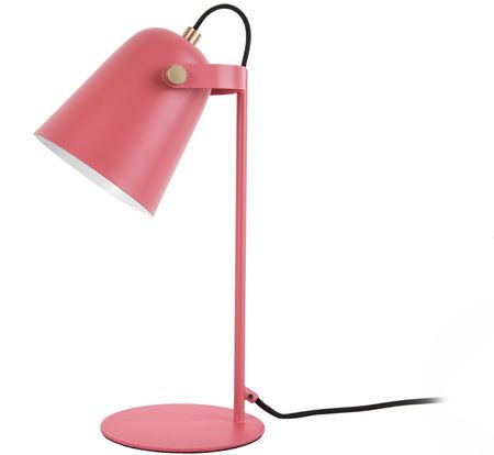 Leitmotiv Lampa Stołowa Steady Metal Matt Coral Różowy 
