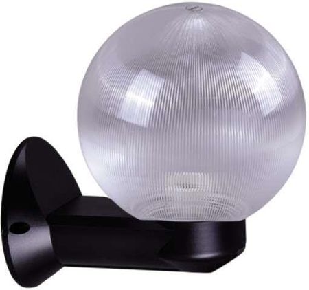 Mlamp Ścienna Lampa Elewacyjna Astrid K-Mb-Ogrod Nf 2803L6 Pryzmat Zewnętrzna Oprawa Kinkiet Kula Ball Outdoor Ip44 Czarna 