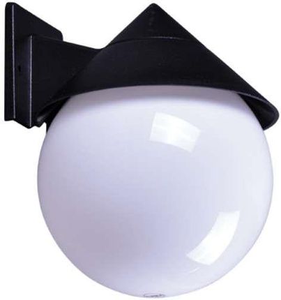 Mlamp Zewnętrzna Lampa Ścienna Astrid K-Mb-Ogrod Nf 2803L5 Elewacyjna Oprawa Kinkiet Kula Ball Outdoor Ip44 Czarna Opal 