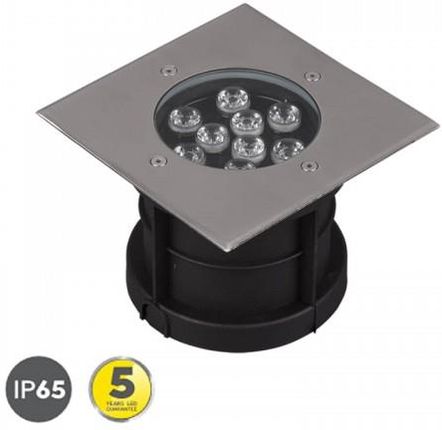 Trio Belaja Kwadrat Led 9W Ip65 3000K Lampa Dogruntowa 