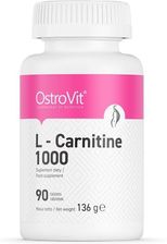 Ostrovit L Carnitine 1000 90 Tabs - Spalacze tłuszczu