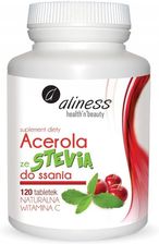 Aliness Acerola Ze Stevią Do Ssania 120 Tabletek