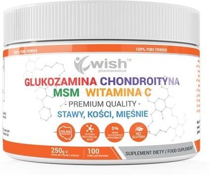 Wish Glukozamina Chindroityna Msm Witamina C 250G
