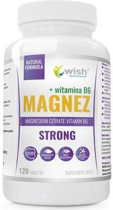 Wish Magnez Strong + Witamina B6 120 Caps