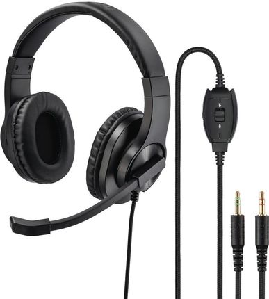 Hama HS-P300 Słuchawki przewodowe czarne (139925)