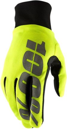 100% Hydromatic Waterproof Glove Neon Yellow