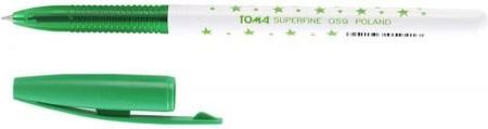 Toma Długopis To-059 S-Fine Zielony Gwiazdki