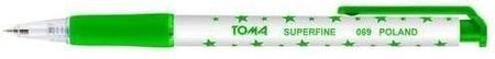 Toma Długopis S-Fine Automatyczny Zielony To-069 .