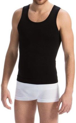 Art. 417B Męska koszulka wyszczuplająca i modelująca z chłodzącym włóknem CZARNY XL - CZARNY