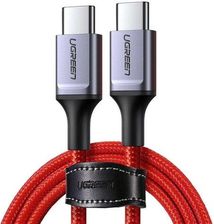 UGREEN Kabel USB-C do USB-C 2.0 1m Czerwony (UGR237RED)