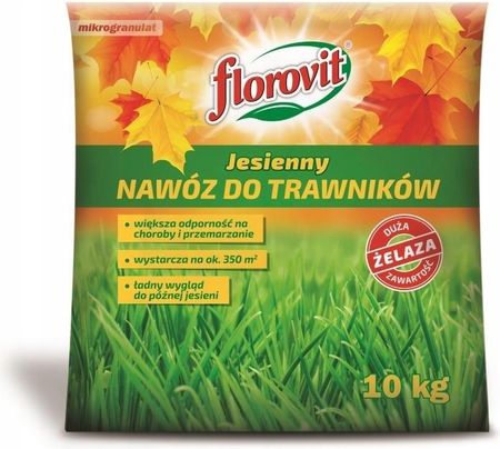 Nawóz Jesienny Do Trawy Trawników 10Kg Florovit