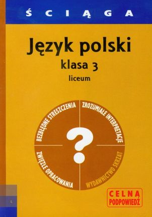 Ściąga - J. Polski LO 3