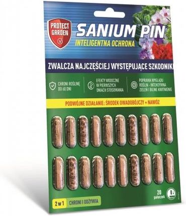 Protect Garden Sanium Pin Pałeczki 2W1 Na Szkodniki + Nawóz – 2 G