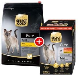 Select Gold Pure Adult Kurczak 3Kg + Multipack 6X85G