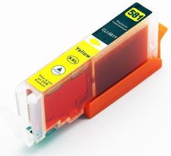 DD-PRINT ZGODNY TUSZ CLI581 XXL Y YELLOW DO CANON TR7550 TS6150 13ML