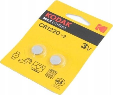 Kodak Bateria Litowa Kodak 3v Cr1220 Dl1220 1220 2 Szt.