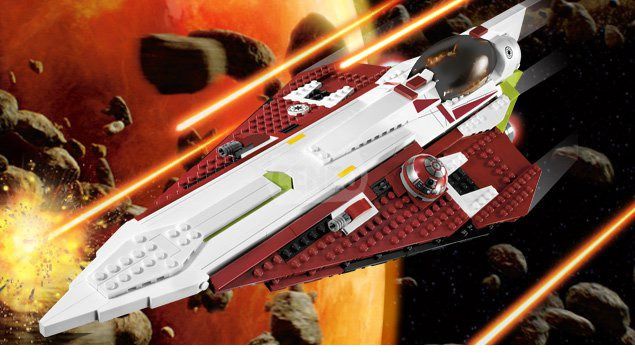LEGO 10215 Star Wars Obiwan S Jedi Starfighter + Figurka Obiwan Kenobi ...