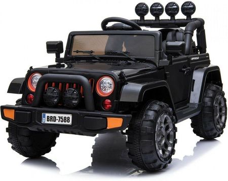Super-Toys Mega Jeep Fulltime, Napęd 4X4, 1X12V ,Wolny Start/ Miękkie Koła, Funkcja Bujaniaexclusive/7588