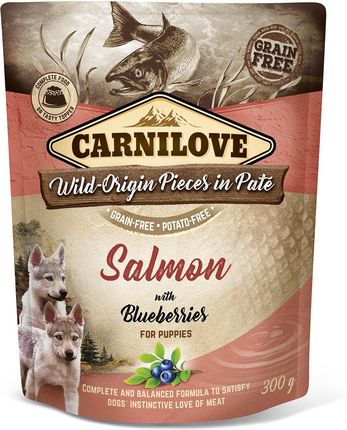 Carnilove Dog Pouch Salmon&Blueberries Puppie 300G