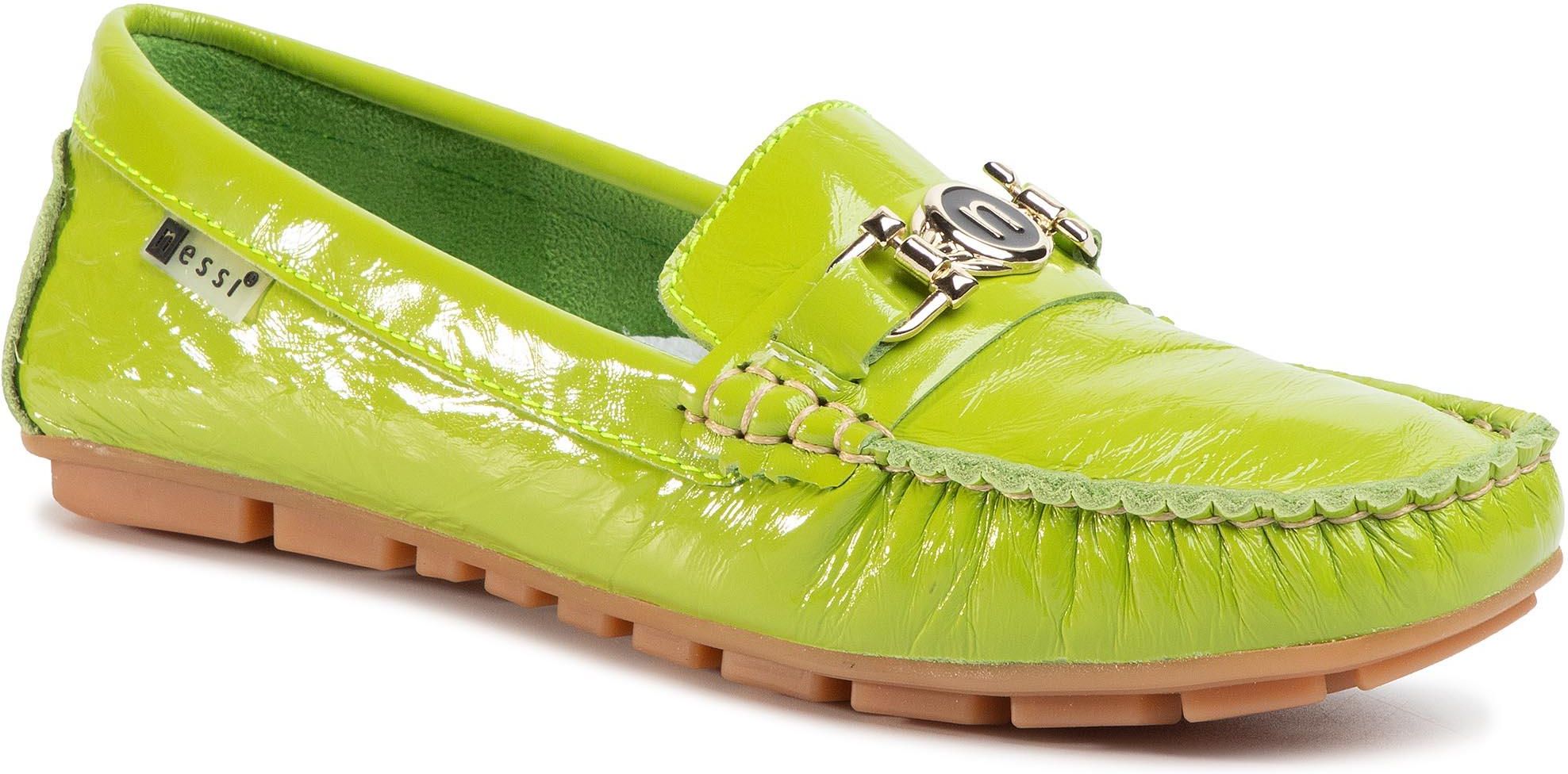 nessi mokasyny zielone