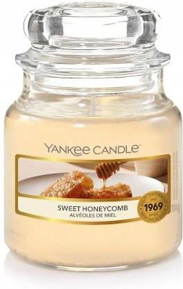 Yankee Candle Swieca W Malym Sloiku Sweet Honeycomb Opinie I Atrakcyjne Ceny Na Ceneo Pl