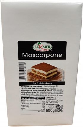 Mascarpone ser śmietankowy (40%) 12kg