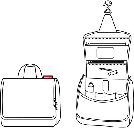 REISENTHEL Toiletbag S Sac De Toilette Enfants Cats And Dogs Rose - Unisexe, Pratique Et Coloré