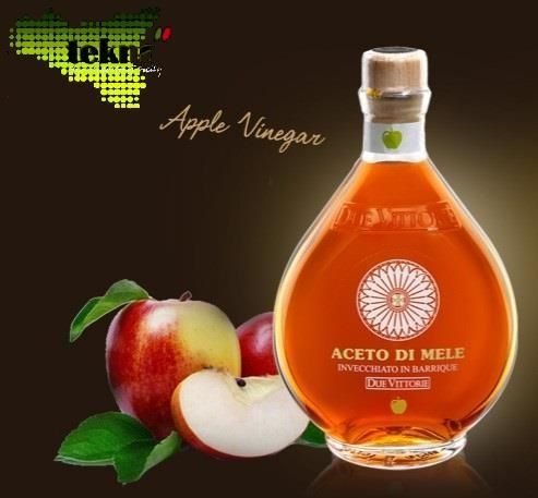 Due Vittorie Włoski Ocet Jabłkowy Beczkowany 500ml - zdjęcie 1 Due Vittorie Włoski Ocet Jabłkowy Beczkowany 500ml