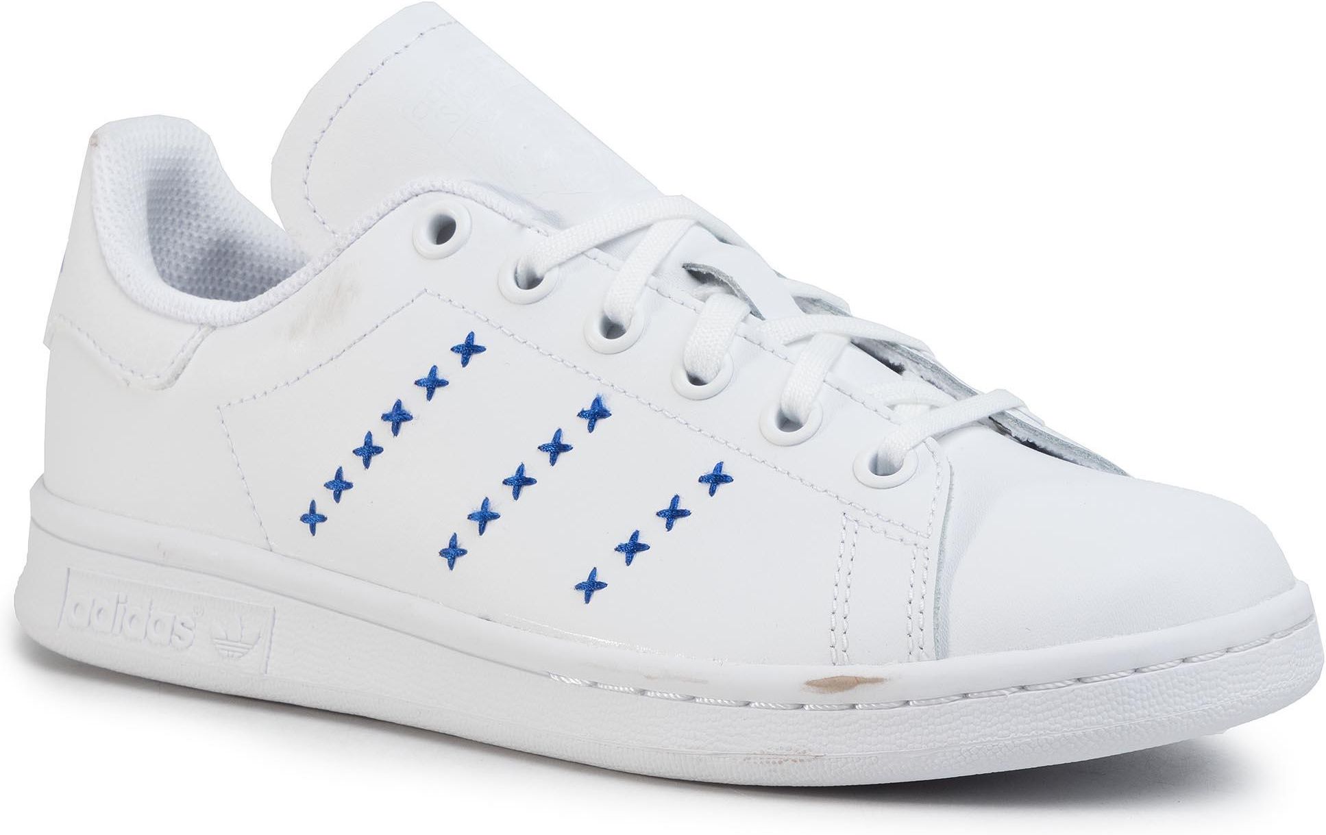 Adidas Buty Stan Smith J Eg6496 Ftwwht/Ftwwht/Royblu - Ceny i opinie -  Ceneo.pl