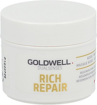Goldwell Dualsenses Rich Repair 60-Sekundowa Kuracja Do Włosów Zniszczonych 25Ml