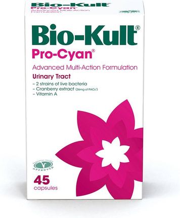 Bio-Kult Pro-Cyan Probiotk Drogi Moczowe 45Kaps.