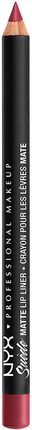 NYX Professional Makeup Suede Matte Lip Liner Shade Extension Kredka do ust Cherry skies 1 g