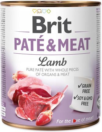 Brit Pate&Meat Lamb 12X800G