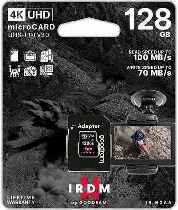 IRDM by GOODRAM 128GB MICRO CARD UHS I U3 + adapter (IR-M3AA-1280R12)