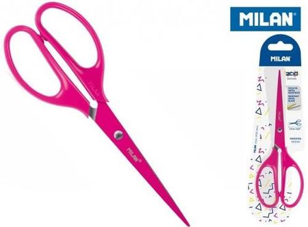 Milan Nożyczki Biurowe 17Cm Różowe