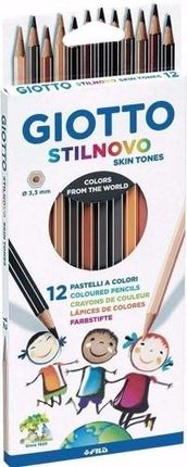 Giotto Kredki Stilnovo Skin Tones 12 Kolorów