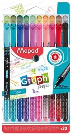 Maped Cienkopis Graph Peps Deco 20 Kolorów