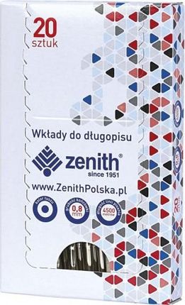 Zenith Wkład Do Długopisu 4/20 Niebieski (20Szt)