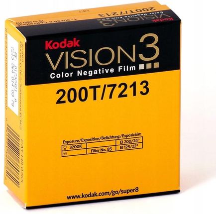 Kodak Vision3 200T Super 8/15 m film negatyw kolor