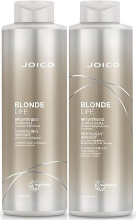 Joico Blonde Life Zestaw do włosów blond szampon 1000ml + odżywka 1000ml