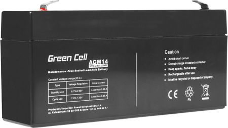 Green Cell Akumulator AGM VRLA 6V 3.3Ah (AGM14)