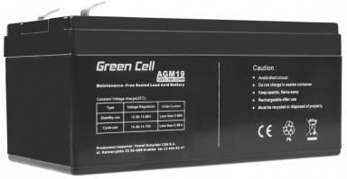 Green Cell Akumulator AGM VRLA 12V 3.3Ah (AGM19)