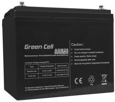 Green Cell Akumulator AGM VRLA 12V 84Ah (AGM26)