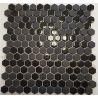 El Casa Enamel Hexagon Negro Mix Soft Brillo 30,8x29,8