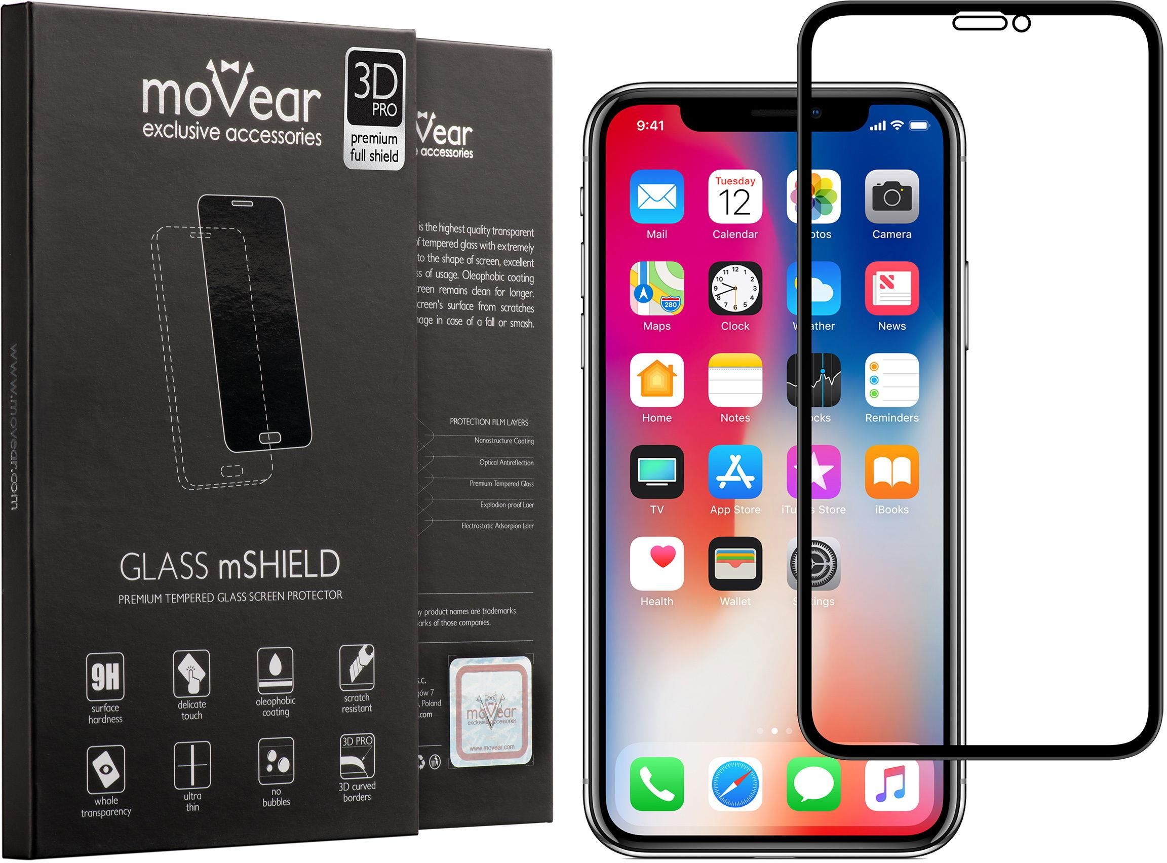 MoVear MSHIELD 3D PRO-E Vetro Temperato Per IPhone 11 Pro Max / Xs Max (6,5'') - Antigraffio 9H, Anti-impronta - 2