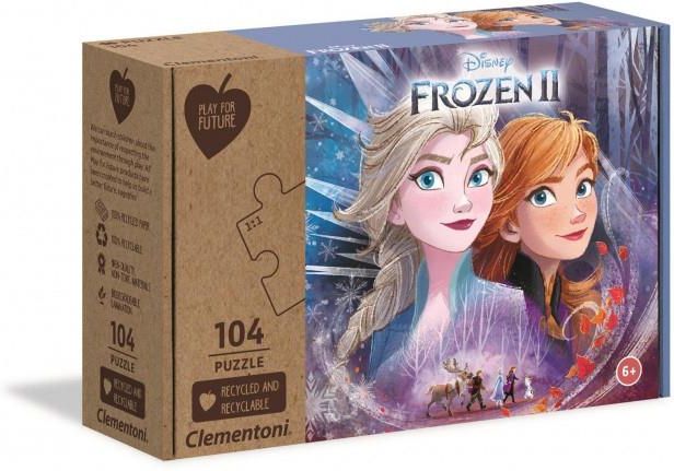 Clementoni Disney Kraina Lodu 2 Puzzle Play For Future 104El. - Ceny i ...