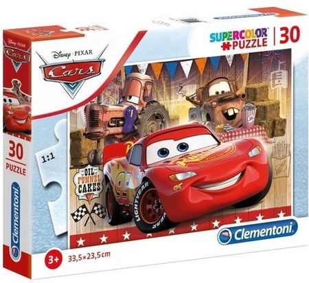 Clementoni Disney Auta Puzzle Super Kolor 30El.