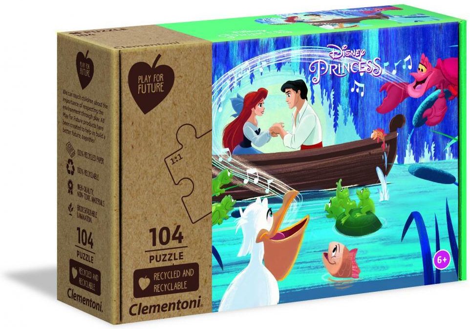 Clementoni Puzzle Play For Future Princes Little Mermaid 104El. - Ceny ...