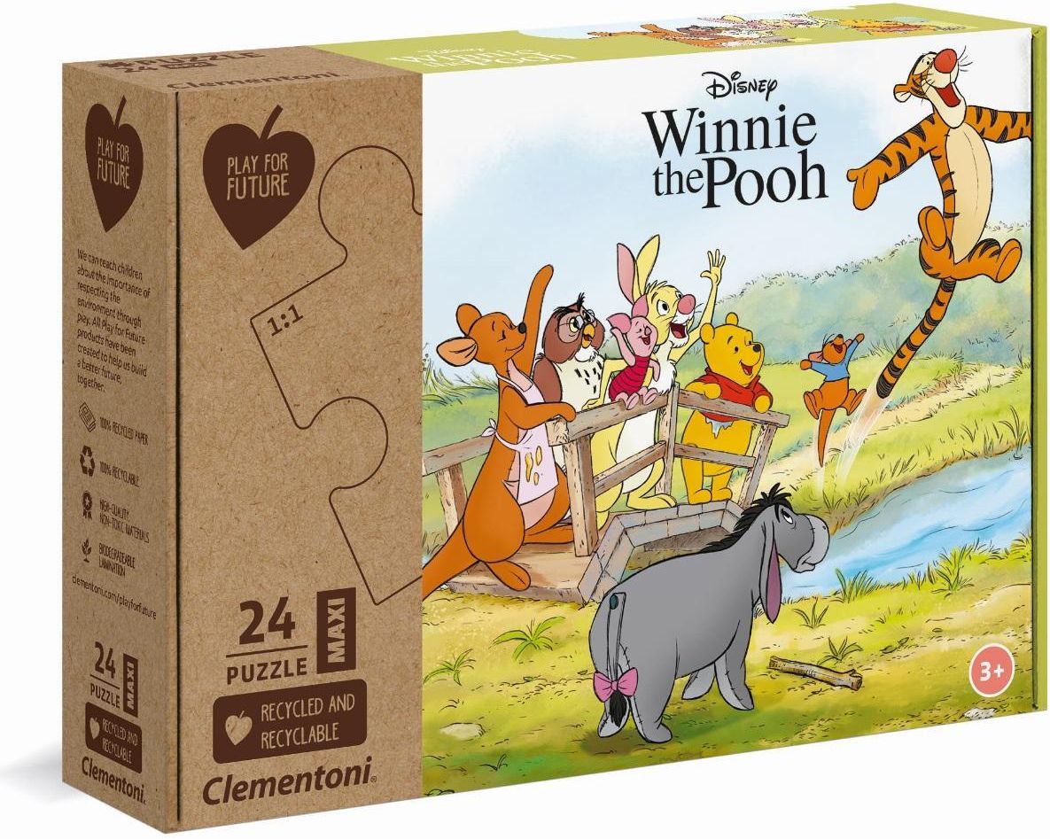 Clementoni Puzzle Maxi Play For Future Winnie Pooh 24El. - Ceny i ...